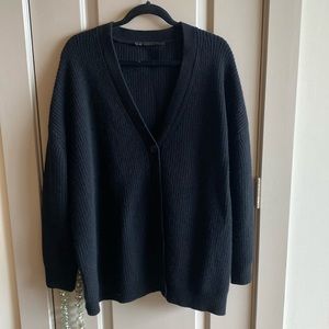 Jenni Kayne black cashmere cocoon sweater
